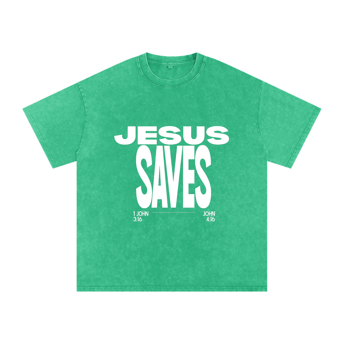 Jesus Saves - Oversized - Cotton T-Shirt