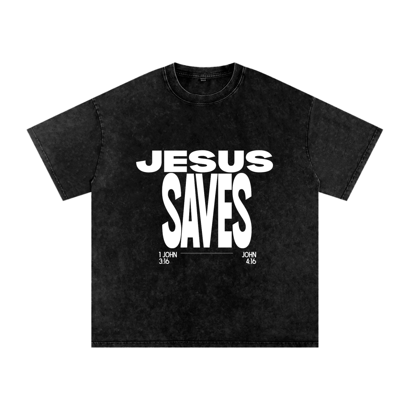 Jesus Saves - Oversized - Cotton T-Shirt