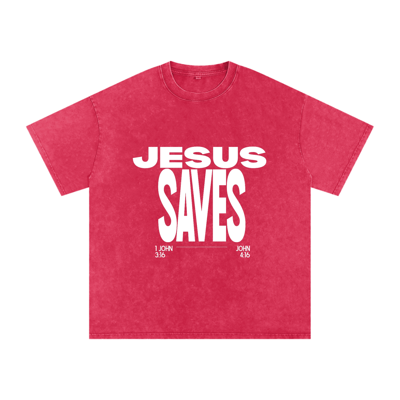 Jesus Saves - Oversized - Cotton T-Shirt