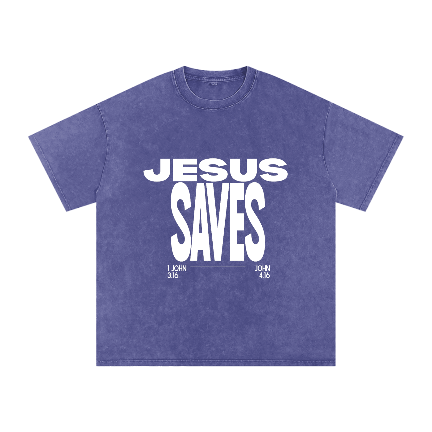 Jesus Saves - Oversized - Cotton T-Shirt