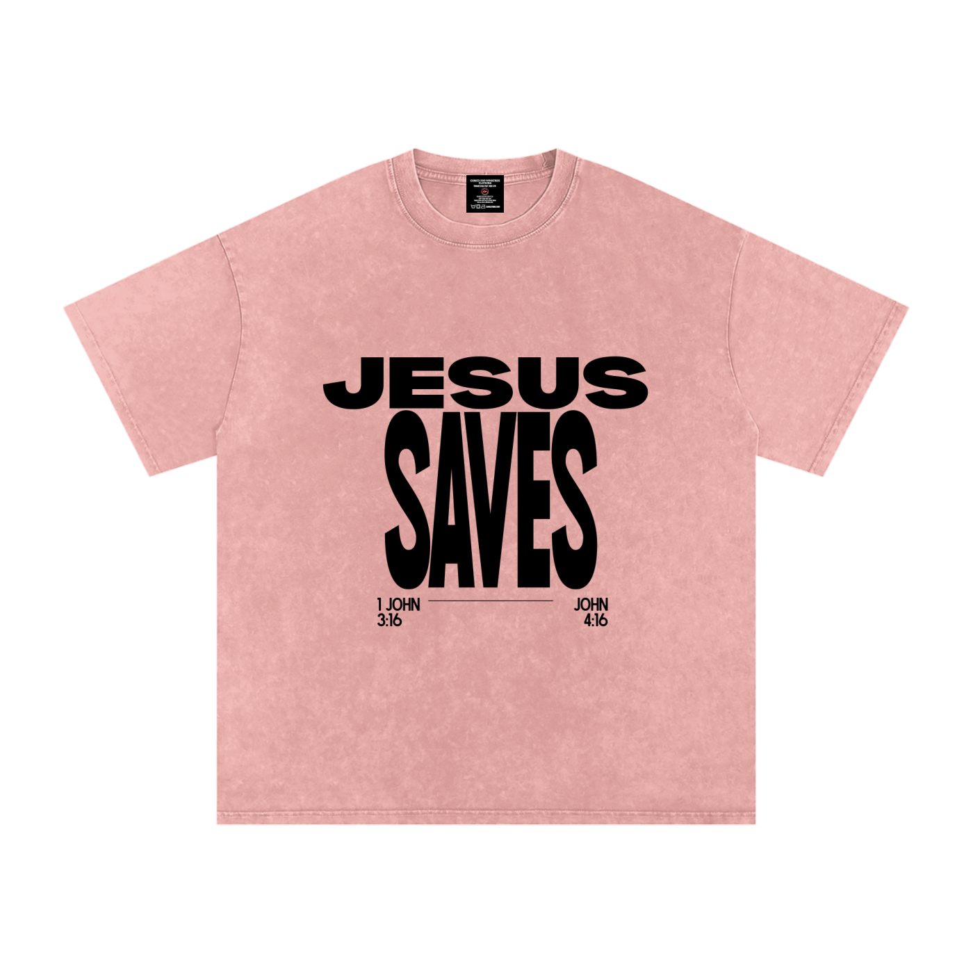 Jesus Saves - Oversized - Cotton T-Shirt