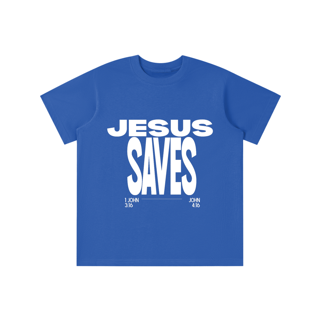 Kids' Jesus Saves - Cotton T-shirt